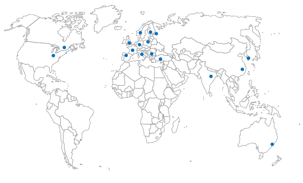 Locations worldwide