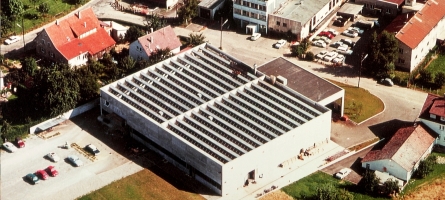 Construction of the production hall