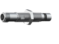 Pressure-resistant inductive proximity switch detect the end positions of the stroke in the hydraulic cylinder without contact or wear