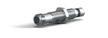 Proximity switch indicates whether the clamping unit is locked or released.