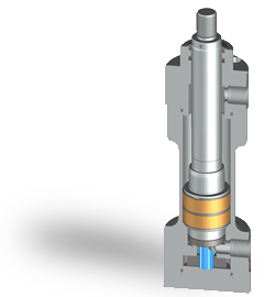 Cylinders with anti-torsion mechanism