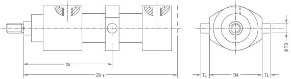 standard cylinder dimensions according to DIN 24336, DIN ISO 6020-1, DIN ISO 6022