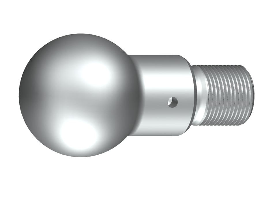 Rod ball for piston rods