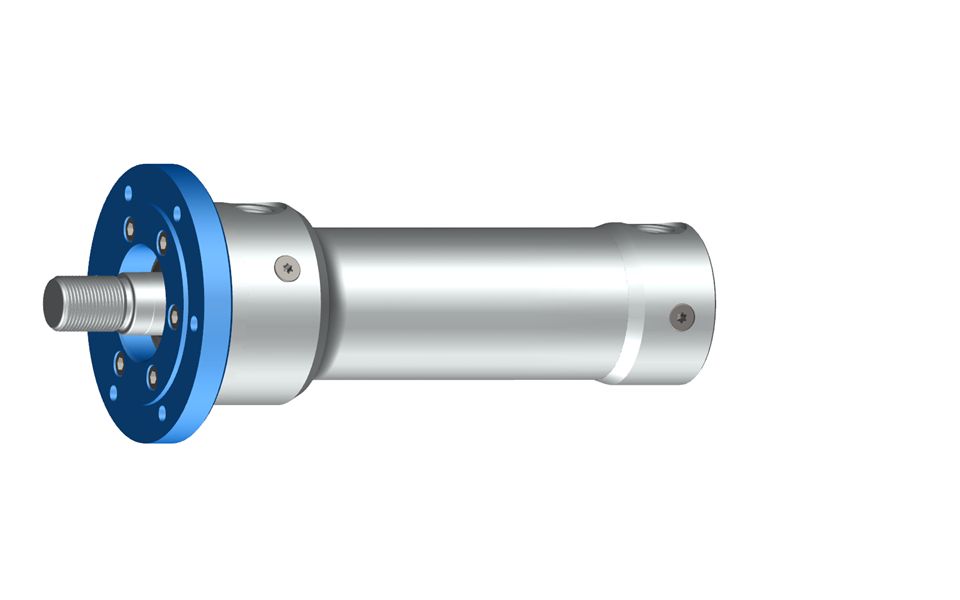 Technical information on mounting hydraulic cylinders using a circular flange on the cap side
