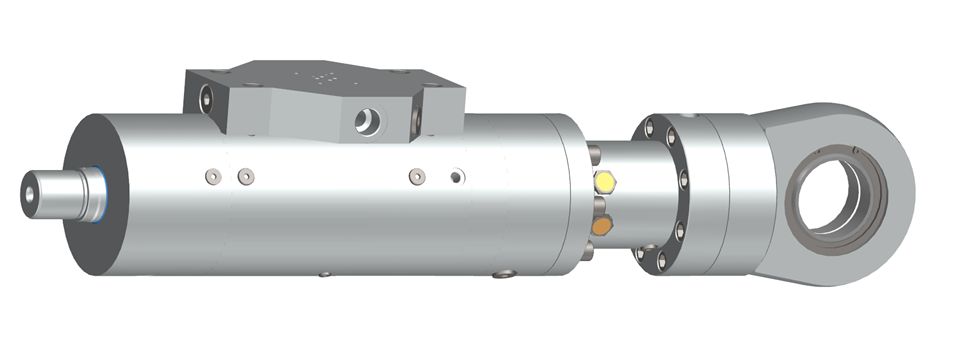 for cylinder mounting on the cap side