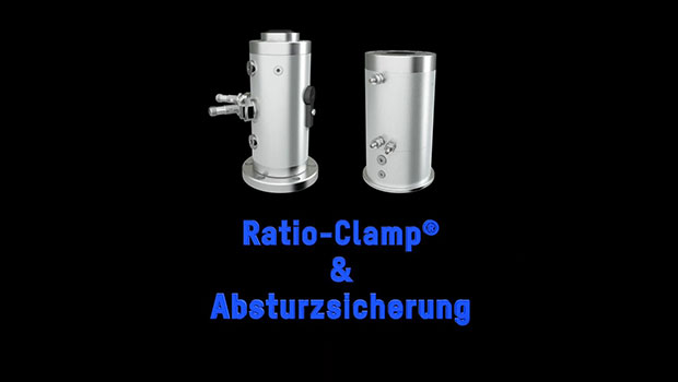 Locking unit Ratio Clamp® and safety catcher